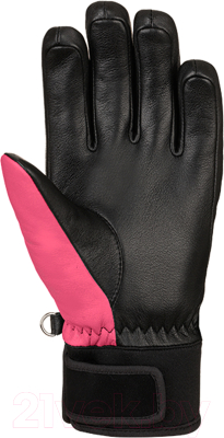 Перчатки лыжные Reusch Juliette / 6331122_3686 (р-р 7.5, Pink/Black Inch)