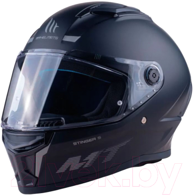 Мотошлем MT Helmets Stinger 2 Solid (XS, матовый черный)