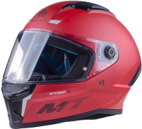 Мотошлем MT Helmets Stinger 2 Solid (L, матовый красный) - 