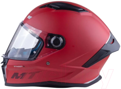 Мотошлем MT Helmets Stinger 2 Solid (L, матовый красный)