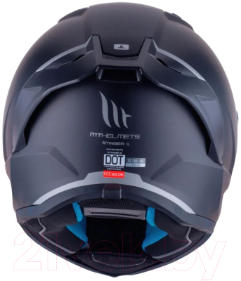 Мотошлем MT Helmets Stinger 2 Solid (M, матовый черный)