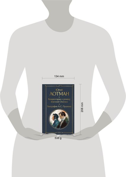Книга Эксмо Комментарии к роману Евгений Онегин. Биография А.С. Пушкина (Лотман Юрий)