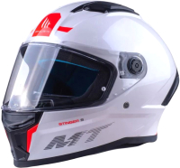 Мотошлем MT Helmets Stinger 2 Solid (XS, глянцевый белый) - 