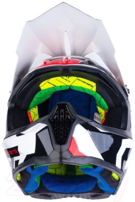 Мотошлем MT Helmets Falcon Crush C1 (M, глянцевый черный)