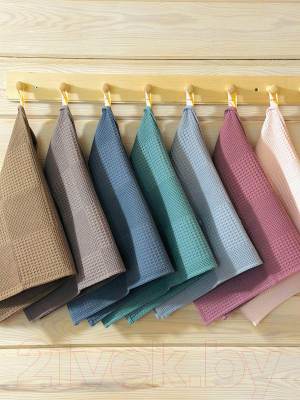 Полотенце Rusdecor Вафельное (коричневый)