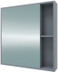 Шкаф с зеркалом для ванной Teymi Aina 60 / T60002 (белый/графит) - 