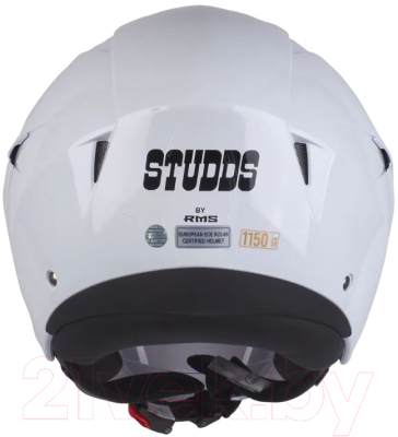 Мотошлем Studds RMS Z600 Solid (S, белый)