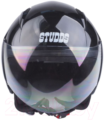 Мотошлем Studds RMS Z600 Solid (XL, черный глянцевый)