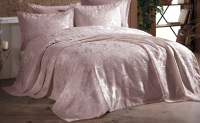 Набор текстиля для спальни DO&CO Gul 240x260 / 11181 (пудра) - 