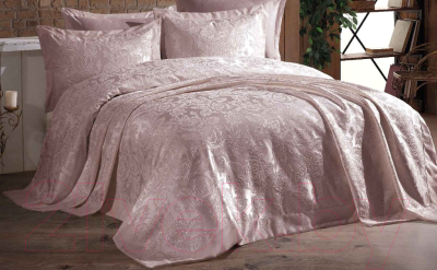 Набор текстиля для спальни DO&CO Gul 240x260 / 11181 (пудра)