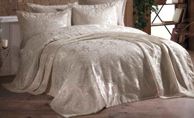 Набор текстиля для спальни DO&CO Gul 240x260 / 11181 (бежевый)