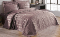 Набор текстиля для спальни DO&CO Ekose 240x260 / 11563 (лаванда) - 