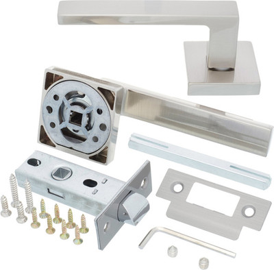 Ручка дверная Lorena 88SN/45 (белый никель, механизм С45) -