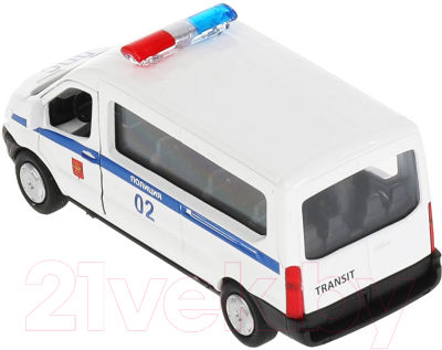 Автомобиль игрушечный Технопарк Ford Transit Полиция / SB-18-18-P(W)-WB