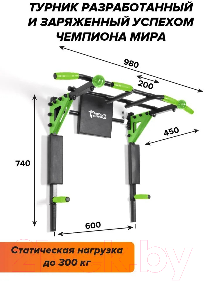 Турник-брусья Absolute Champion Центрл Спорт PROMaх