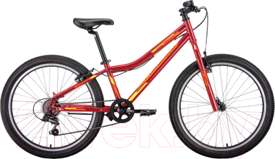 Велосипед Forward Titan 24 1.0 2022 / RBK22FW24842 (12, красный/желтый)