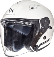 Мотошлем MT Helmets Avenue SV Solid (S, глянцевый перламутр белый) - 