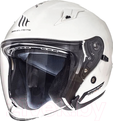 Мотошлем MT Helmets Avenue SV Solid (S, глянцевый перламутр белый)