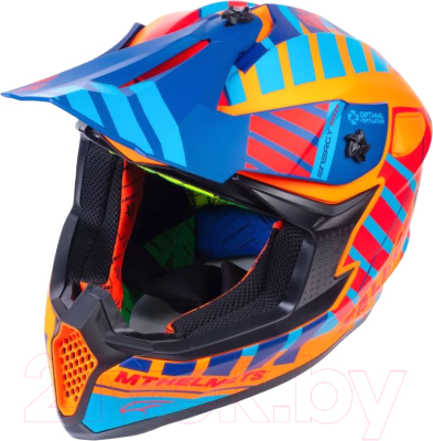 Мотошлем MT Helmets Falcon Energy B14 (XL, матовый оранжевый)