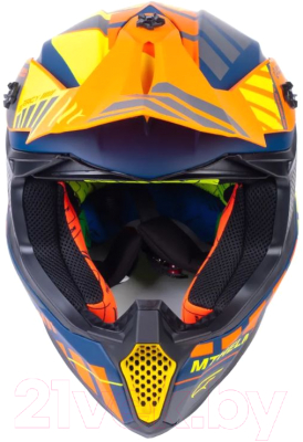 Мотошлем MT Helmets Falcon Energy B3 (M, матовый желтый)