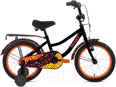 Детский велосипед Forward Funky 18 2023 / IB3FE1117XBKXXX (черный)