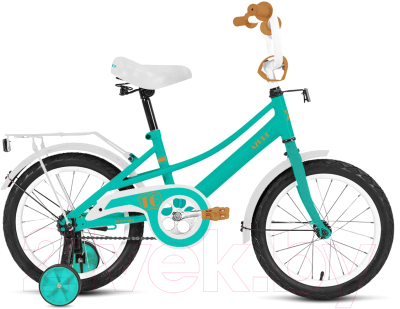 Детский велосипед Forward Azure 16 2023 / IB3FS10EAXTQXXX (бирюзовый)