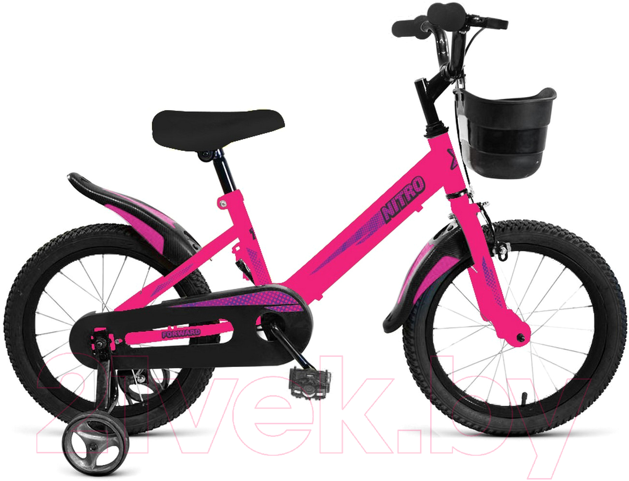 Детский велосипед Forward Nitro 14 2023 / IB3FF1128BPKXXX