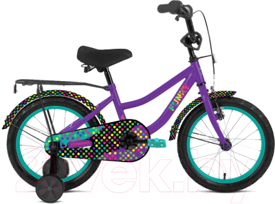 Детский велосипед Forward Funky 14 2023 / IB3FF1115XVTXXX (фиолетовый)