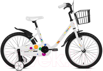 Детский велосипед Forward Barrio 14 2023 / IB3FF10F0XWHXXX (белый)