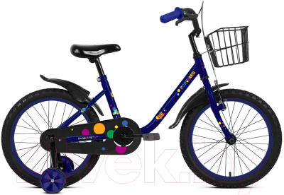Детский велосипед Forward Barrio 14 2023 / IB3FF10F0DBUXXX (темно-синий)