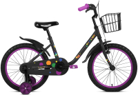 Детский велосипед Forward Barrio 14 2023 / IB3FF10F0XBKXXX (черный) - 
