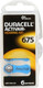 Комплект батареек Duracell 675 Activair Baterie DO APA.SLU 6BL (6шт) - 