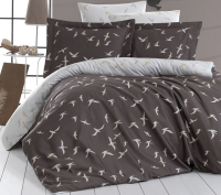 Комплект постельного белья DO&CO Liberta / 11739 (коричневый) - 