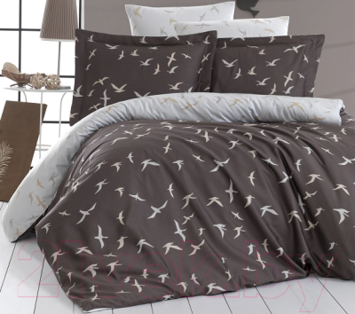Комплект постельного белья DO&CO Liberta / 11739 (коричневый)