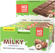 Протеиновый шоколад Snaq Fabriq Milky Молочный с шоколадно-ореховой пастой (30x55г) - 