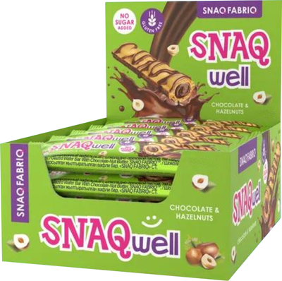 Набор протеиновых батончиков Snaq Fabriq С шоколадно-ореховой пастой (28x20г) - 