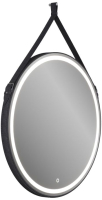 Зеркало Teymi Tiko D65 / T20903S (сенсор, черный кожаный ремень) - 