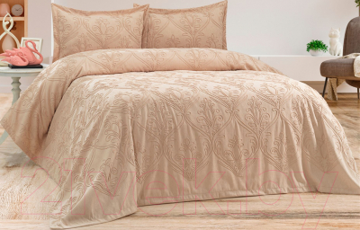 Набор текстиля для спальни DO&CO Sprinter 240x250 / 12116 (капучино)