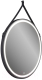 Зеркало Teymi Tiko D80 / T20904S (сенсор, черный кожаный ремень) - 