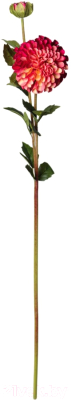 Искусственный цветок Lefard Георгина / 535-429 (винный)