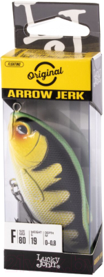 Воблер Lucky John Original Arrow Jerk F 08.00/005 / LJO0508F-005