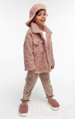 Куртка детская Amarobaby Lama / AB-OD23-20L/06-134 (розовый, р.134)