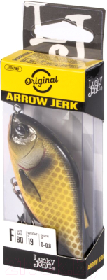 Воблер Lucky John Original Arrow Jerk F 08.00/038 / LJO0508F-038