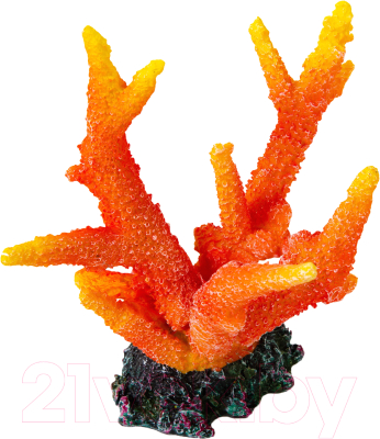 Декорация для аквариума Exoprima Коралл / 00912/EP (оранжевый)