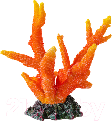 Декорация для аквариума Exoprima Коралл / 00912/EP (оранжевый)