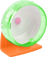 Игрушка для грызунов SkyRus Колесо для бега / 56502 (оранжевый) - 