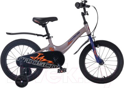Детский велосипед Maxiscoo Jazz Стандарт Плюс 2024 / MSC-J1635 (серый жемчуг)