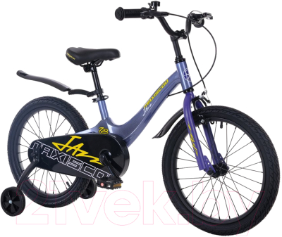 Детский велосипед Maxiscoo Jazz Стандарт 2024 / MSC-J1831 (синий карбон)