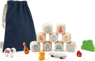 Настольная игра Plan Toys Кубик-рассказчик / 8904