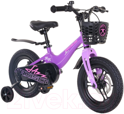 Детский велосипед Maxiscoo Jazz Pro 2024 / MSC-J1433P (фиолетовый матовый)